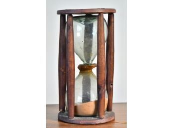 Antique Primitive Hour Glass (CTF10)