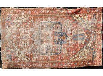 Antique Heriz Room Size Oriental Rug (CTF20)