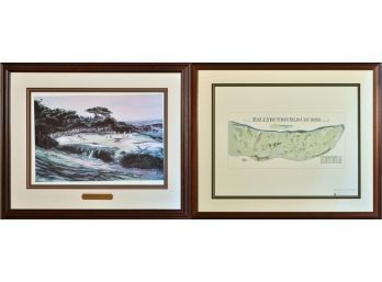 Ballybunion Old Course &  Cypress Piont Golf Prints (CTF10)