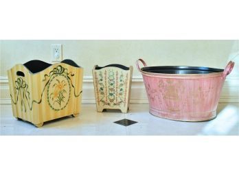 Decorative Waste Baskets (cTF10)