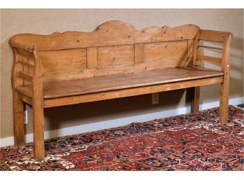 Antique English Pine Bench (CTF30)
