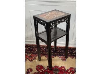 Antique Carved Chinese Hardwood Stand (CTF10)