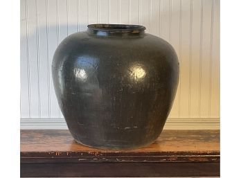 Large Vintage Chinese Stoneware Vessel (CTF20)