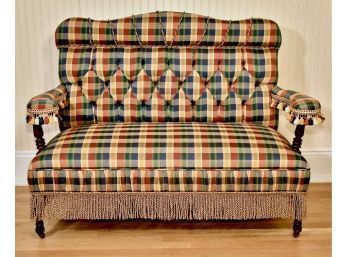 Victorian Upholstered Settee (CTF20)