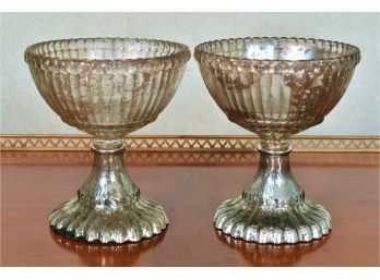 Decorative Silvered Glass Compotes,12  (CTF20)