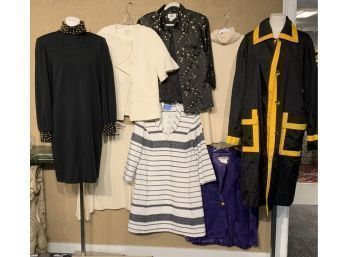 Vintage Givenchy And YSL, Tory Burch, Vince, 8pcs (CTF10)