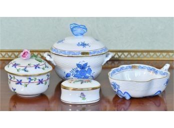 Four Herend Miniature Porcelains (CTF20)
