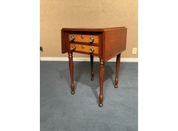 19th C. Sheraton Two Drawer Stand (CTF10)