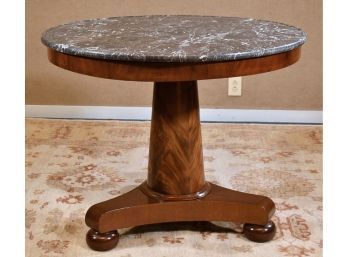 French Empire Marble Top Center Table (CTF60)