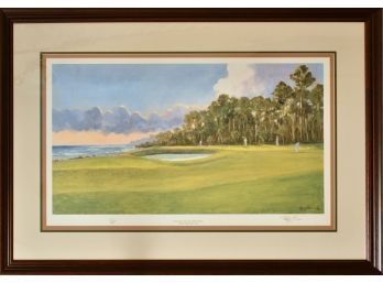 Roy Ellis 'Twilight On The 18th Hole' Limited Edition Colored Lithograph (CTF10)