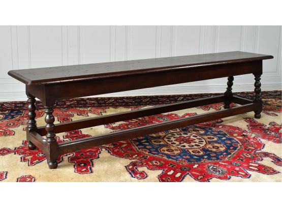 Wallace Nutting Pine Bench With Label (CTF20)