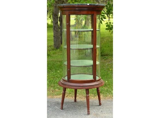 Vintage Marble Top Display Cabinet (CTF30)