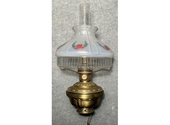Scarce Antique Aladdin Model No. 8 Bracket Wall Lamp Rare Shade (CTF20)
