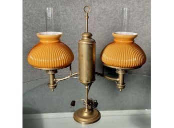 Brass Double Student Lamp (CTF20)