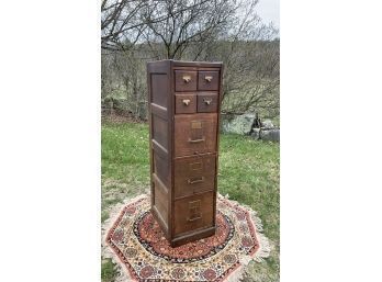 Antique Macey Oak File Cabinet (CTF30)
