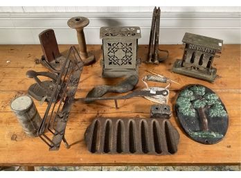 GE And Landers Early Electric Toasters & Antique Iron Implements (CTF10)