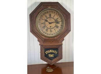 W.L. Gilbert Clock Co. CT, Schoolhouse Clock (CTF20)