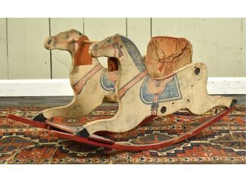 Vintage Painted Child's Rocking Horse (CTF10)