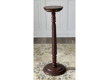 Rope Turned Mahogany Plant Stand (CTF10)