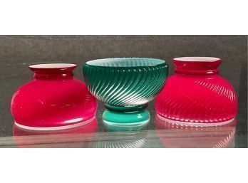 Green And Red Lamp Shades (CTF20)
