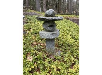 Sectional Granite Japanese Style Garden Lantern (1 Of 3) (CTF30)