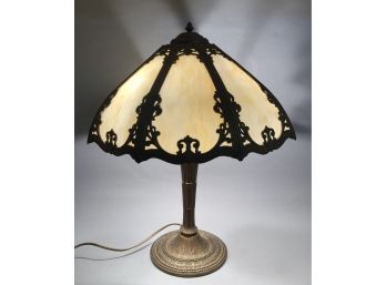 Vintage Art Nouveau Table Lamp, Damaged (CTF10)