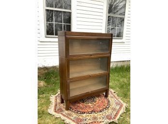 Vintage Lundstrom Oak Barrister Bookcase (CTF30)