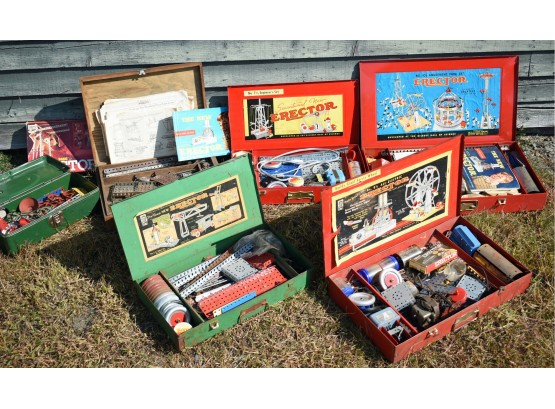 Great Collection Of  A. C. Gilbert Erector Sets