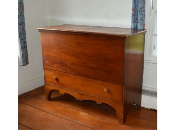 19th C. Country Pine Blanket Chest