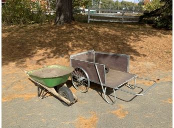 Garden Cart And Wheelbarrow