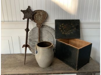 Country Accessories, Goodwin Crock, Grave Markers, Etc