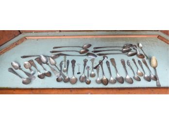 Collection Of Sterling Souvenir Spoons