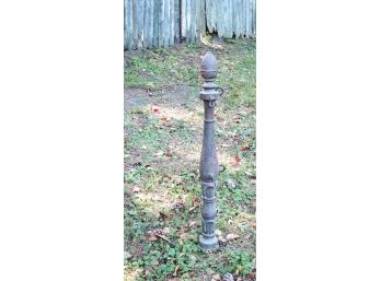 Early 19th C. Iron Horse Hitching Post