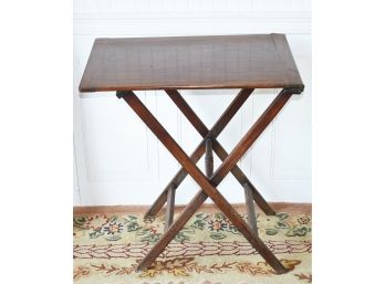 19h C. English Folding Butler’s Tray Stand