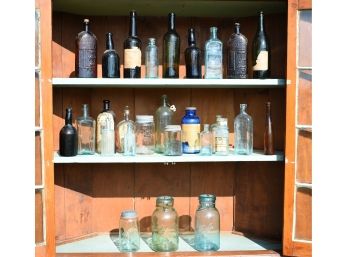 Antique Glass Bottles & Jars