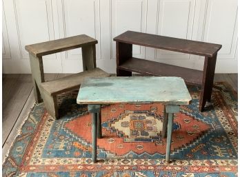 Country Step Stool, Stand & Bench