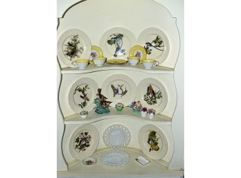 Seven Birds Of America Plates & Other Pieces