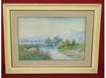 M. W. Beyer Signed Watercolor