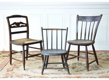 19th C. Youth Chairs