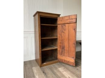 Narrow 19th C. Country Chimney Cupboard