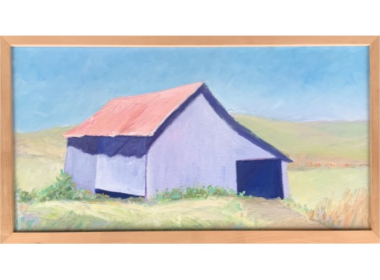 Rich Gombar Oil On Paper, Hothay Barn, 2003 (CTF10)