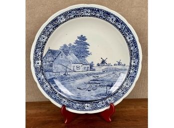 Boch Belgium Blue And White Delft Charger (CT20)