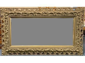 Carved Wooden Gilt Wall Mirror (CTF20)
