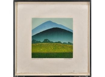 Sabra Field Color Woodblock Print, September Corn (CTF10)