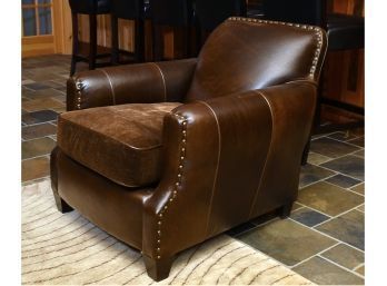 Arhaus Furniture Leather Arm Chair (CTF30)
