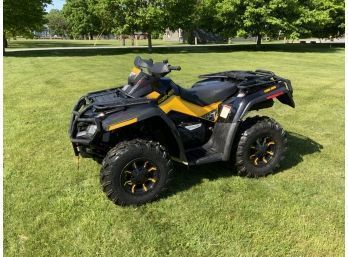 2010 Can-Am Outlander XT-P 800R 4X4 Four Wheeler, 120 Miles (1 Of 2) - Local Pick Up