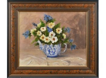 Mid Davison Oil On Canvas, 'Russian Teapot'  (CTF10)