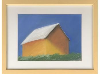 Rich Gombar Oil Pastel On Paper, Barn (CTF10)