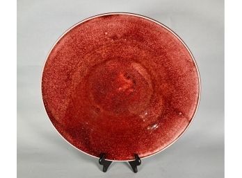 Dieu Oxblood Red Porcelain Center Bowl (CTF20)