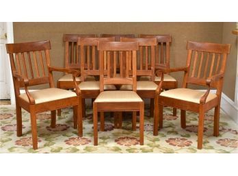 Set Of  Eight Cherry Charles Shackleton Lydia Dining Chairs (CTF60)